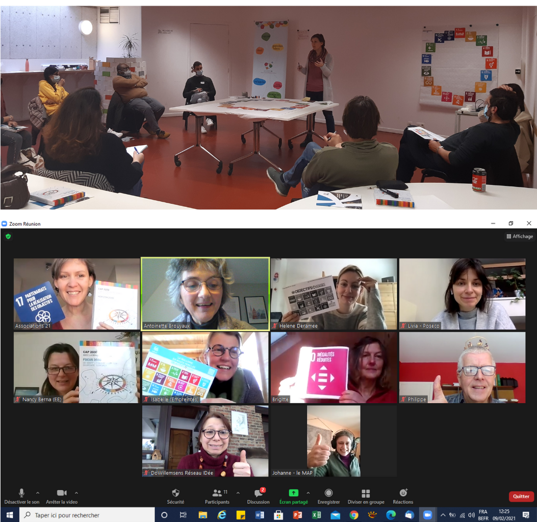 Scénarios en ligne et présentiel