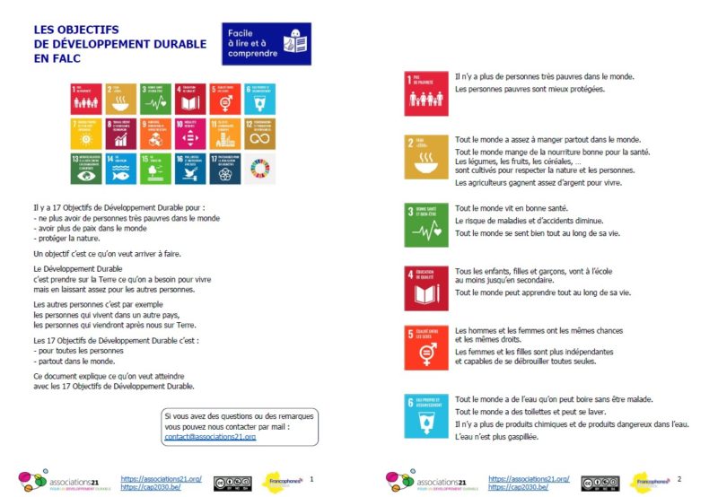Les 17 Objectifs de Développement Durable - Cap2030